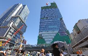 Exterior view of the East Tower of Shibuya Scramble Square